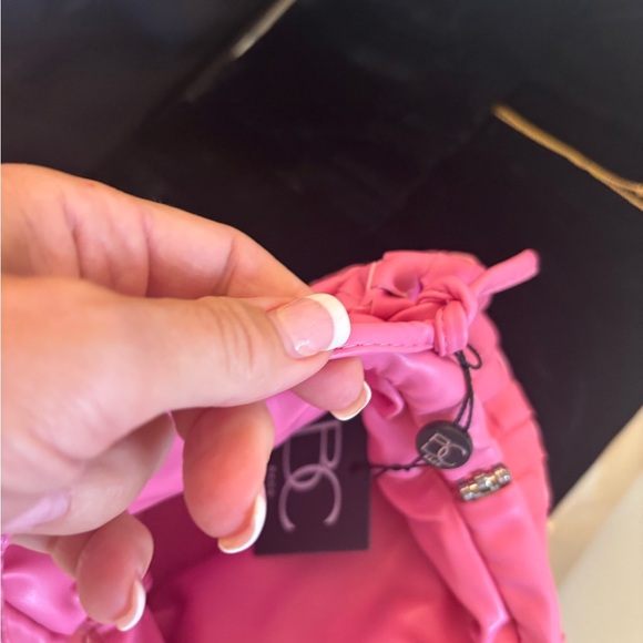 Cobalt Blue Woven Vegan Clutch Removable Strap - Picture 7 of 15